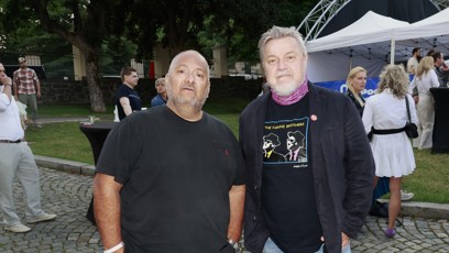 FOTO: Patrik Hezucký s kamarádem Milošem Pokorným.