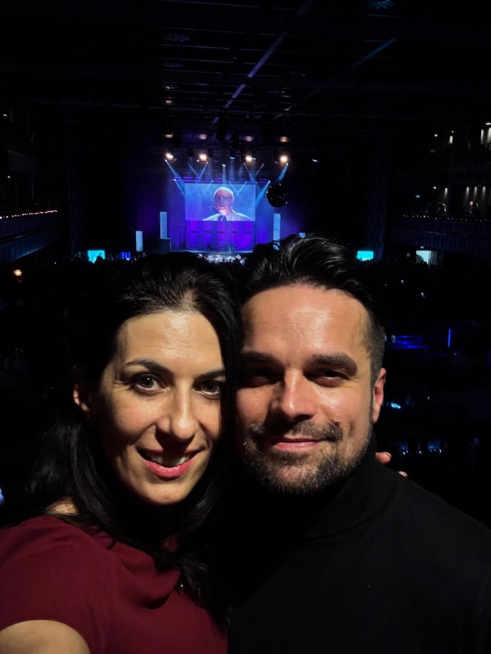 FOTO: Markéta Pekarová Adamová s manželem Tomášem na koncertě Jiřího Korna.
