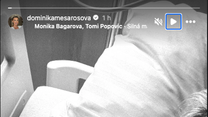 FOTO: Dominika Mesarošová v nemocnici.