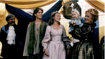 FOTO: Július Satinský, Ivan Hora, Andrea Elsnerová a Jiřina Bohdalová v pohádce RumplCimprCampr.