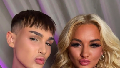 FOTO: Selfie Tadeáše Kuběnky a Karolíny Kavalové.