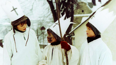 FOTO: Milan Padalík a Jan Kreidl ve filmu Krakonoš a lyžníci.