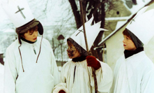 Milan Padalík a Jan Kreidl ve filmu Krakonoš a lyžníci. 