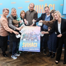 Herecké hvězdy nové komedie Šviháci.