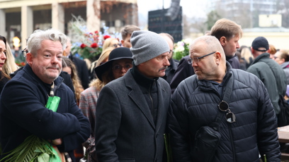 FOTO: Aleš Háma se přišel rozloučit s Patrikem Hezuckým.