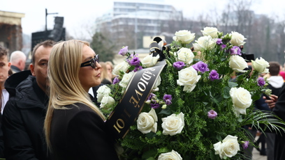 FOTO: Přátelé a kolegové se přišli rozloučit s Patrikem Hezuckým.