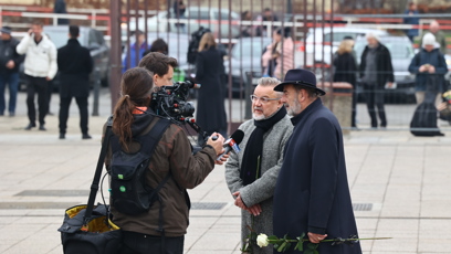 FOTO: Miloš Pokorný se přišel rozloučit s Patrikem Hezuckým.