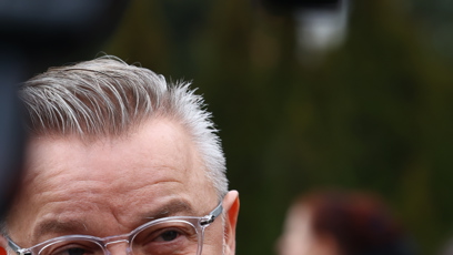 FOTO: Miloš Pokorný na pohřbu Patrika Hezuckého.