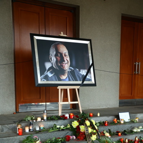 Pohřeb Patrika Hezuckého.