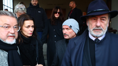 FOTO: Adéla Gondíková s bratrem Daliborem, Miloš Pokorný a Michel Fleischmann.