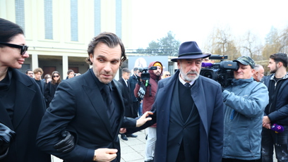 FOTO: Marešovi prohodili několik slov s Michelem Fleischmannem.