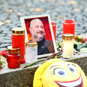 Pohřeb Patrika Hezuckého.