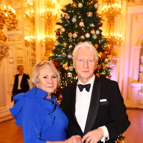 Ladislav Špaček vyvedl do společnosti manželku Evu.