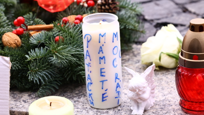 FOTO: Pietní místo na Patrika Hezuckého.