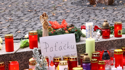 FOTO: Pietní místo v Praze.