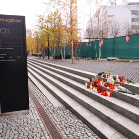 Pietní místo na Hagiboru.