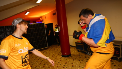 FOTO: Pavel Novotný v zákulisí těsně před zápasem.