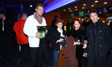  Tatiana Dyková přišla podpořit přítele svého manžela. 