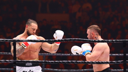 FOTO: Karlos Benda a Jakub Enžl v ringu.