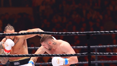 FOTO: Karlos Benda a Jakub Enžl při zápasu.