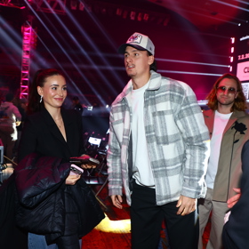 Anna Šulc s přítelem Vláďou Houškou na Clashi.