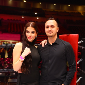 Lada Kašparová s partnerem.