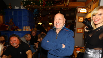 FOTO: Michal David byl ve sváteční náladě.