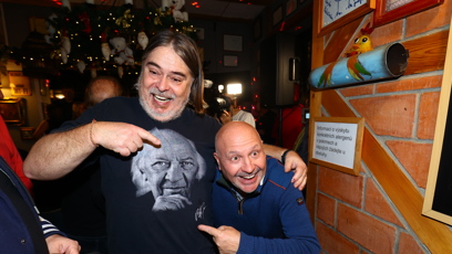 FOTO: Michal David se skvěle bavil po boku ředitele divadla.