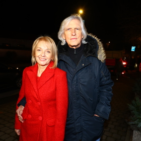 Veronika Žilková vedle Ivana Hubáče zářila na Vánočním večírku v Průhonicích.