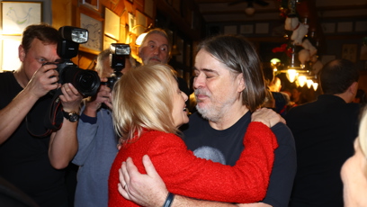 FOTO: Veronika Žilková se obejmula s Oldřichem Lichtenbergem.