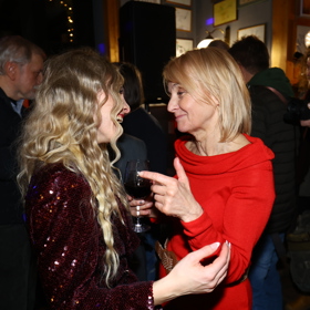 Veronika Žilková si večer velmi užívala. 