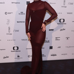 N březnovém udílení Českých lvů herečka Tereza Ramba zaujala poloprůhlednými šaty v trendy vínovém odstínu.