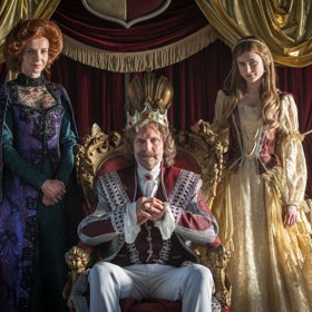 Během natáčení vánoční pohádky prý bylo těžké si s parukou na hlavě odpočinout. 