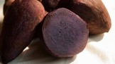 Ube, brambory, fialová