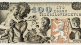 Sto korun československých.