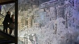 Zničené domy, smrt všude kolem. Unikátní 360° panorama ukazuje Drážďany po bombardování 1945
