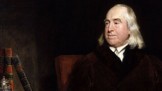 Výstřední závěť: Filozof Jeremy Bentham se po smrti nechal vycpat slámou a vystavit