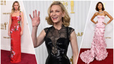 Troje nejkrásnější šaty ze SAG Awards: Zendaya v růžích, Emily Blunt v rudé a recyklovaný model Cate Blanchett