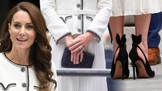 Kate Middleton opět kombinuje luxus a konfekci: K buklé šatům vzala kabelku z jehněčí kůže za 100 tisíc a náušnice za trojku
