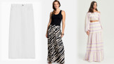Maxi sukně pro ženy všech velikostí: Malé dámy ocení splývavý materiál či zavinovací efekt, pro plus size se hodí jemné vzory