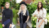 Móda ze zahradní párty českých hvězd: Boho vytáhla kozačky, Jirešová rolák a Sharlota zahalená jako nikdy