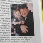 Ladislav Štaidl na archivní fotografii se synem Arturem. 