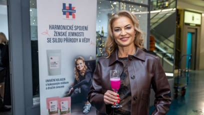 FOTO: Hana Kynychová představila svou novou řady čajů a kolagenu.