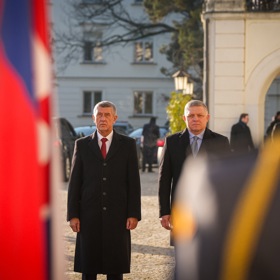 Andrej Babiš dorazil na Slovensko.