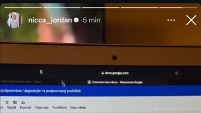 FOTO: Nica Jordan zveřejnila jeden z svých cvičebních plánů pro klienty.