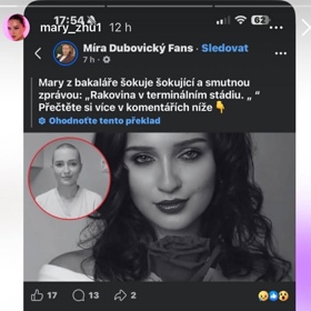 Maria Zhutíková se k nechutnému útoku vyjádřila. 