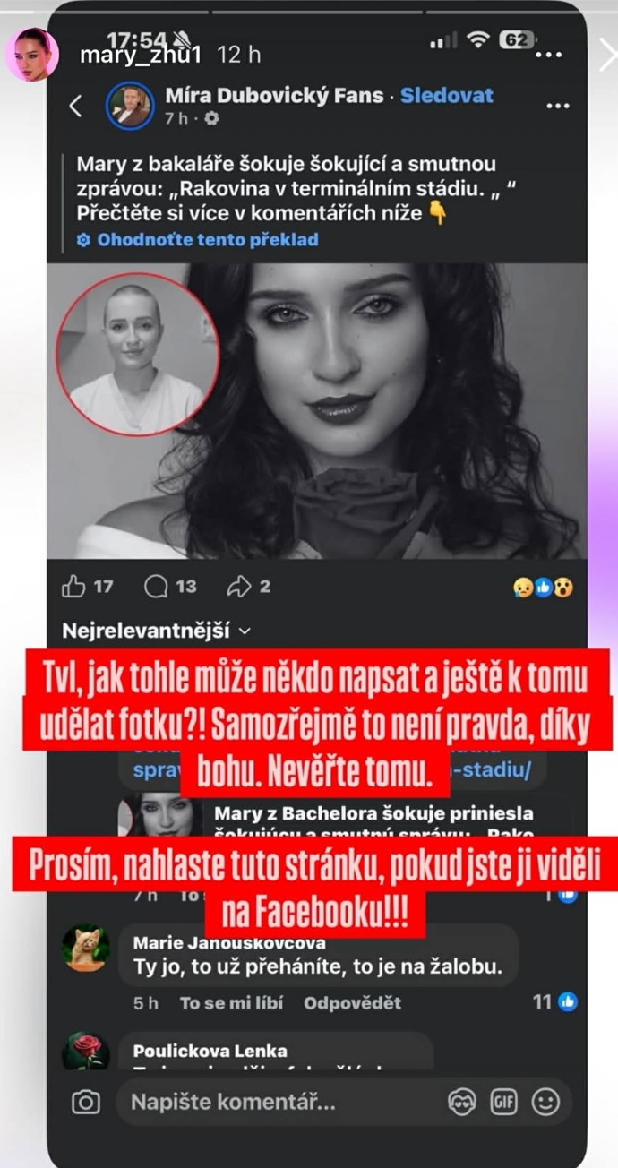 FOTO: Maria Zhutíková se k nechutnému útoku vyjádřila. – stránka 5