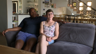 FOTO: Lucie se svým manželem.