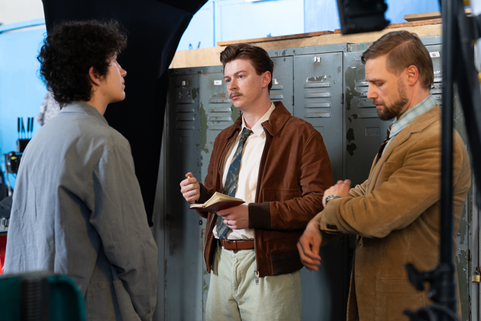 FOTO: Adam Mišík hraje v seriálu Metoda Markovič: Straka mladého vyšetřovatele.