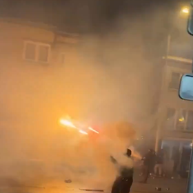 Bouřlivý Silvestr v Bruselu.